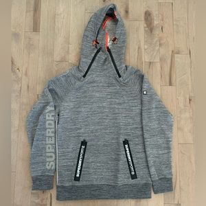Superdry Sport Gymtech Hoodie L grey *Great Condition*